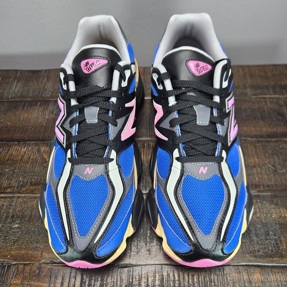 NEW New Balance 9060 Mens Size 10 Running Shoe Blue Oasis Real Pink U9060BPO - Picture 2 of 12